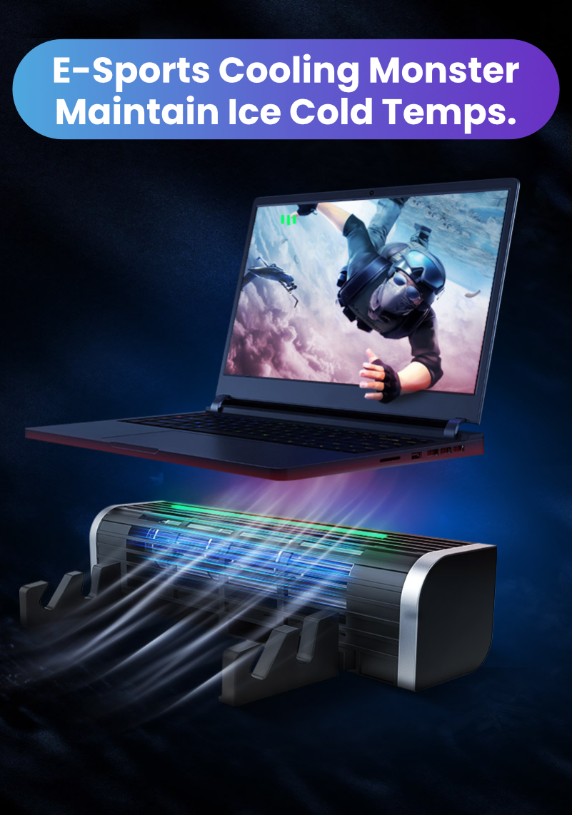 High-Performance Laptop Cooling Pad